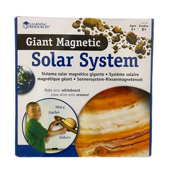 Learning Resources Giant Magnetic Solar System Whiteboard Display 12 Piece Set - Picture 5 of 5